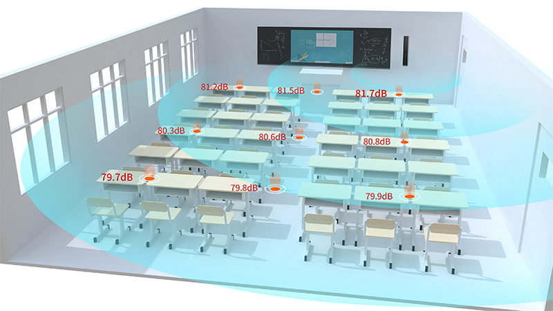 清聽聲學(xué)均衡擴(kuò)聲的教室擴(kuò)音設(shè)備