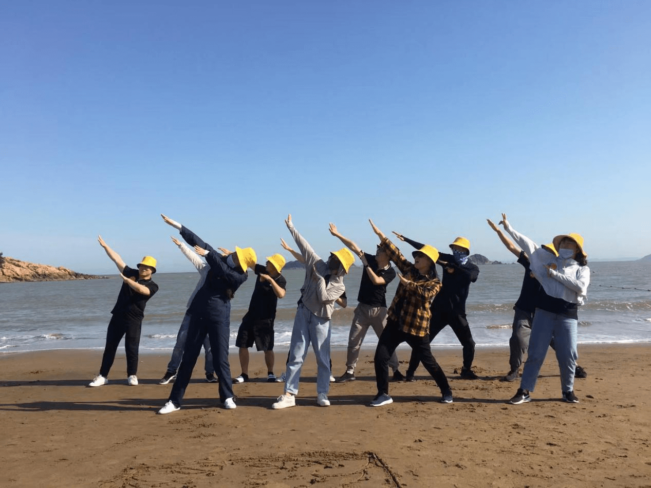 清聽聲學舉行了為期兩天的嵊泗列島團建活動