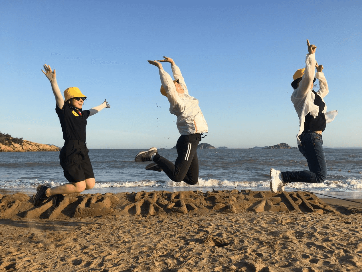 清聽聲學舉行了為期兩天的嵊泗列島團建活動